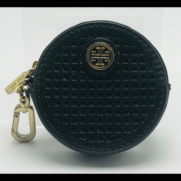 tory burch round coin purse